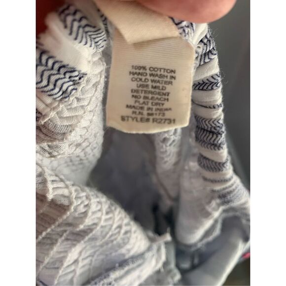 RAGA STRIPED MAXI HALTER EMBROIDERED DRESS SMALL - Picture 7 of 7